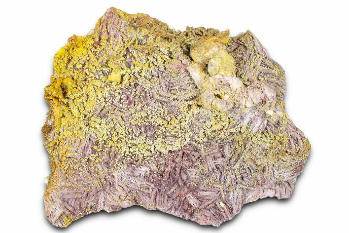 Yellow-Orange Vanadinite & Wulfenite Crystal Cluster - Arizona #368919